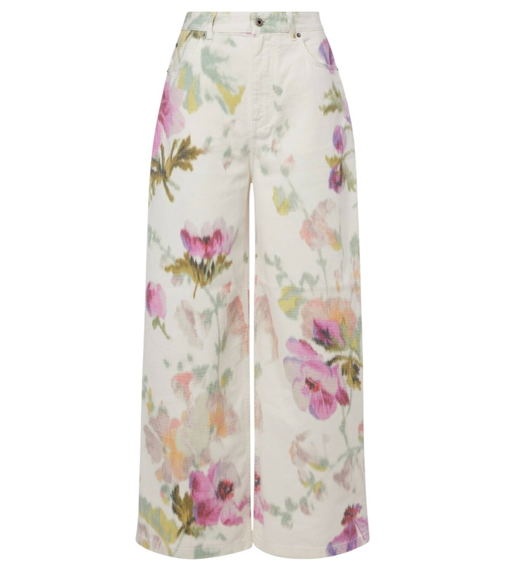 Photo: Loewe High-rise wide-leg jeans