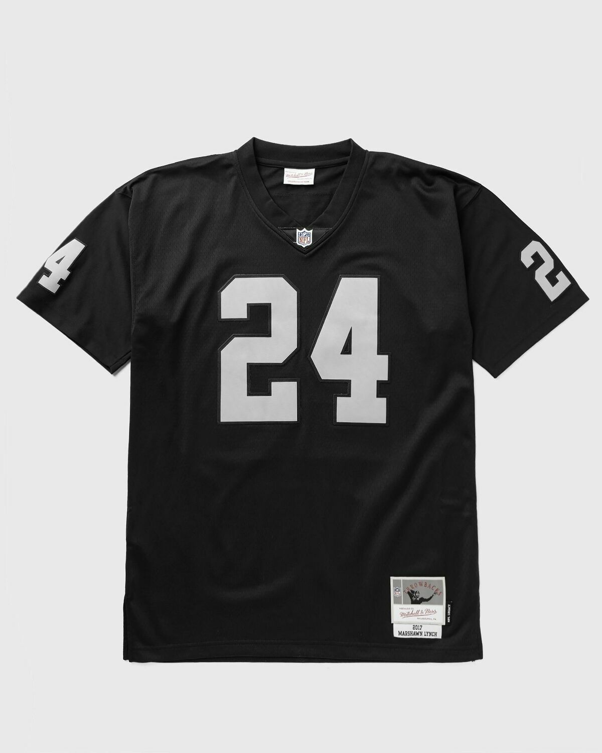 Mitchell & Ness NFL DARK JERSEY LAS VEGAS RAIDERS 2017 MARSHAWN LYNCH #24 Black Men