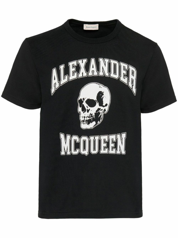 Photo: ALEXANDER MCQUEEN - Logo Organic Cotton T-shirt