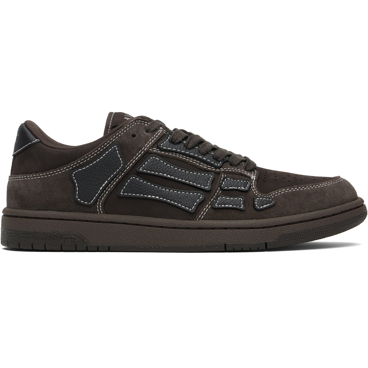 AMIRI Brown Skel Top Low Sneakers
