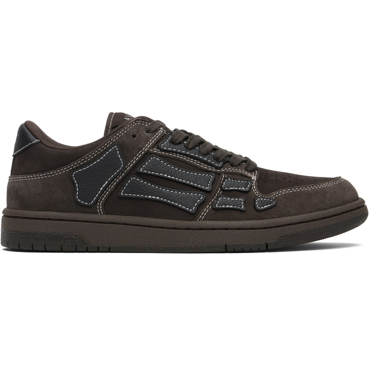 Photo: AMIRI Brown Skel Top Low Sneakers