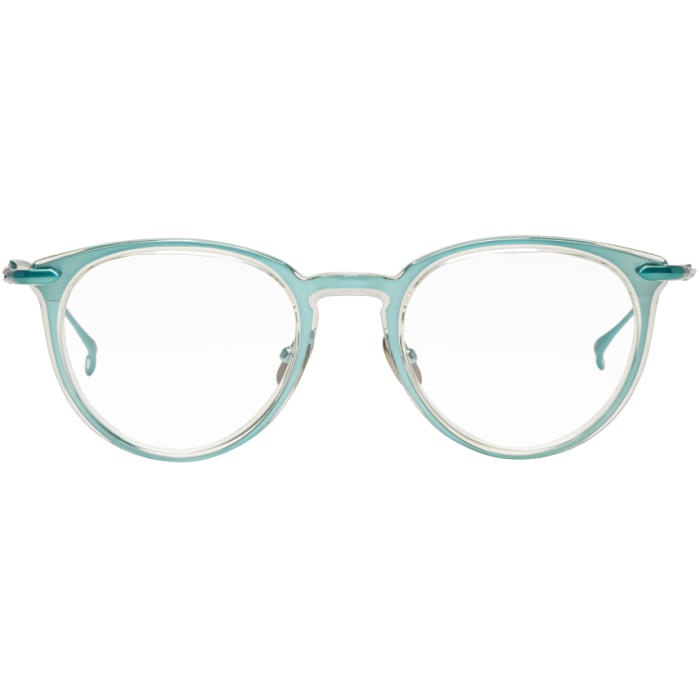 Photo: Issey Miyake Men Clear and Blue Boston 2 Glasses