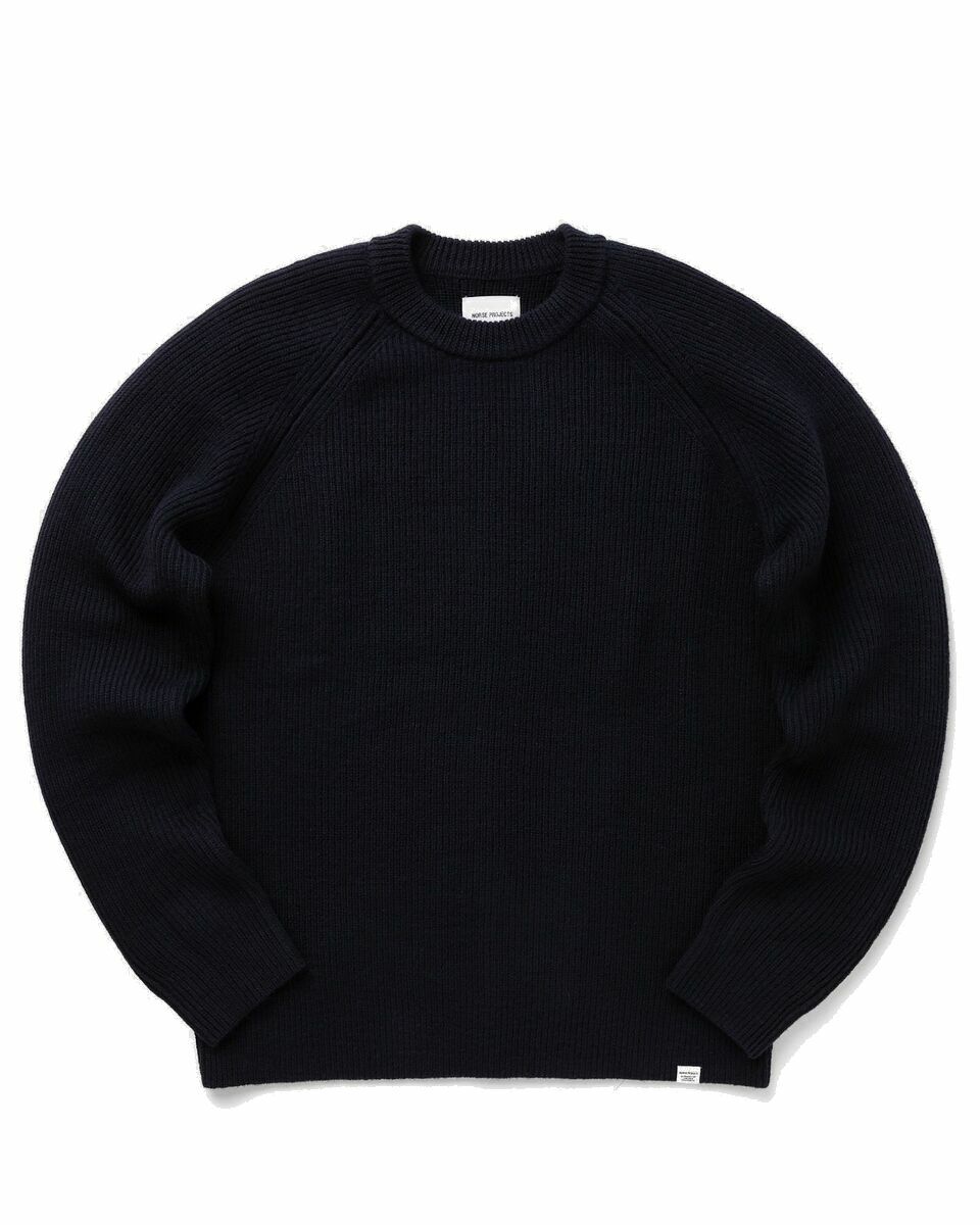 Photo: Norse Projects Roald Cotton Wool Blue - Mens - Pullovers