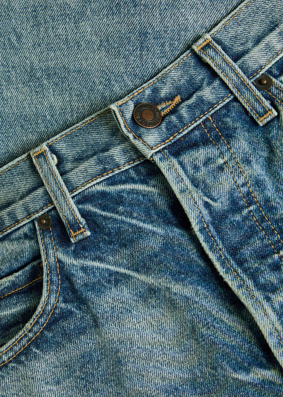 Nili Lotan Briana Straight-leg Jeans Light Blue