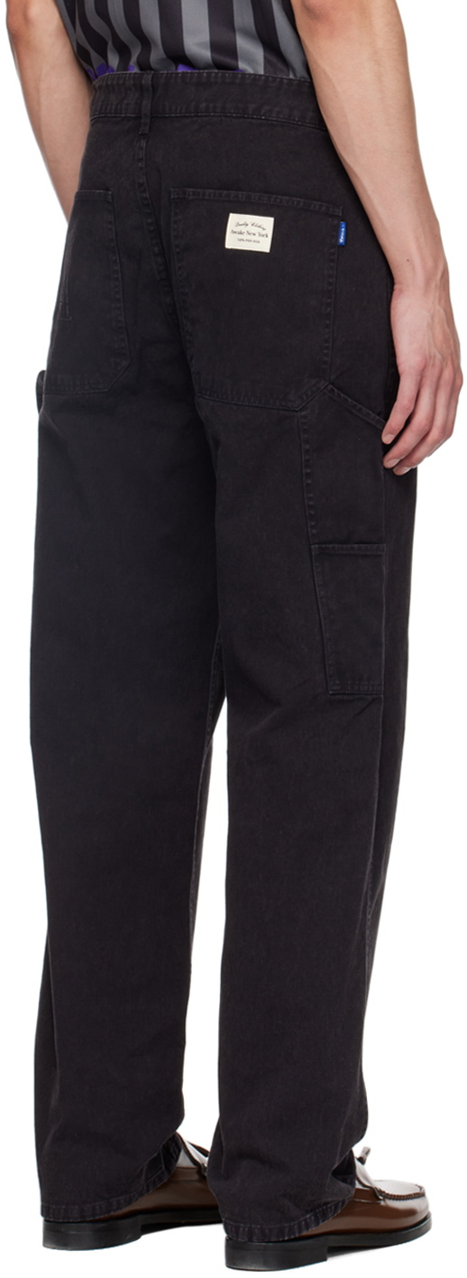 Awake NY Black Pocket Trousers