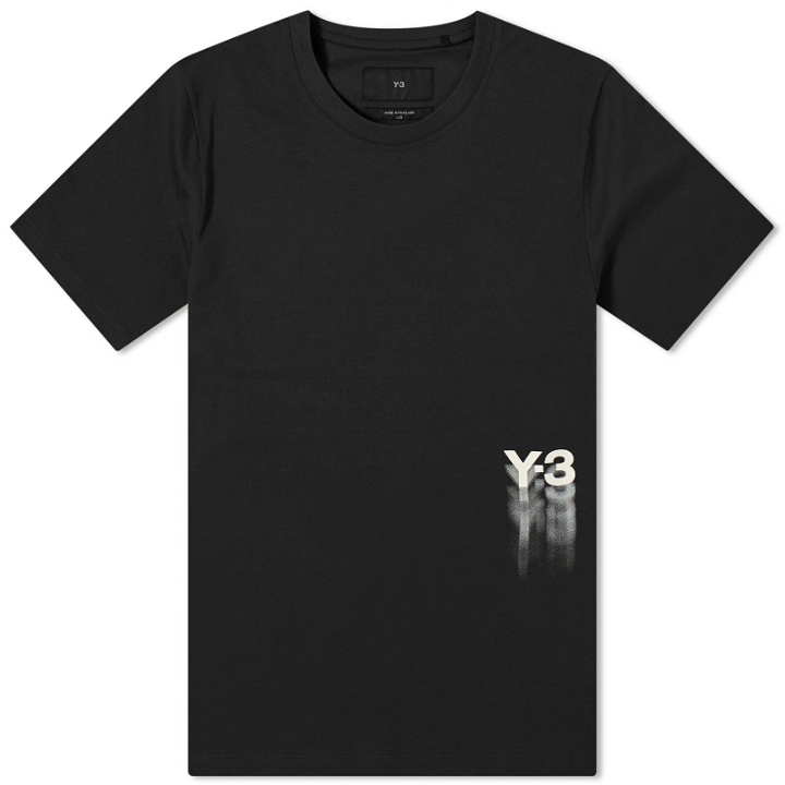 Photo: Y-3 Men's Graphics Short Sleeve T-shirt in Black