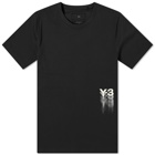 Y-3 Men's Graphics Short Sleeve T-shirt in Black