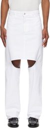 Ashley Williams White Marley Jeans