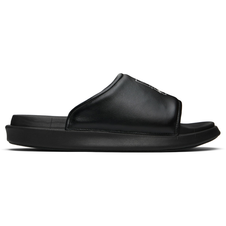 Photo: Y-3 Black 'Y-3' Slides