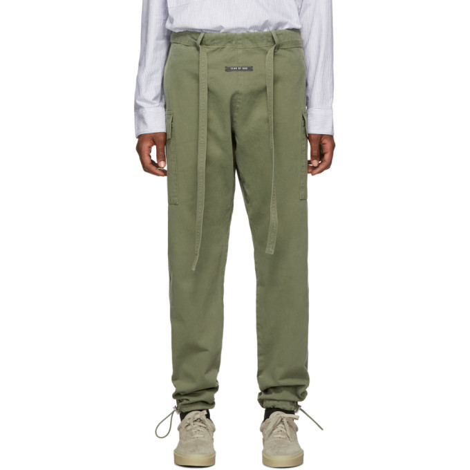 Photo: Fear of God Green Jiujitsu Cargo Pants