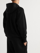 Les Tien - Garment-Dyed Cotton-Jersey Hoodie - Black