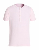 120% Lino Mens T-shirt Light in Pink