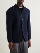 Boglioli - Wool-Blend Twill Jacket - Blue