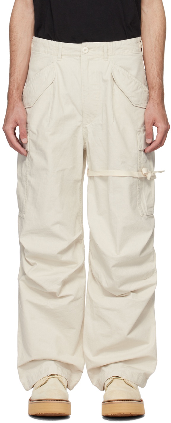 R13 Off-White Mark Military Cargo Pants R13