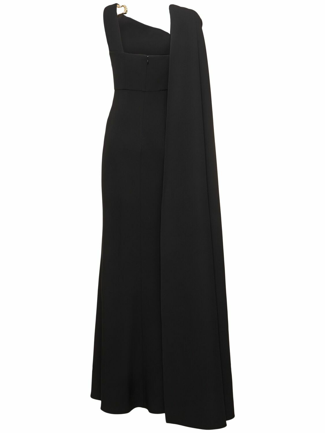 ROLAND MOURET Embellished Asymmetric Light Cady Gown Roland Mouret ROLAND MOURET Embellished Asymmetric Light Cady Gown Roland Mouret