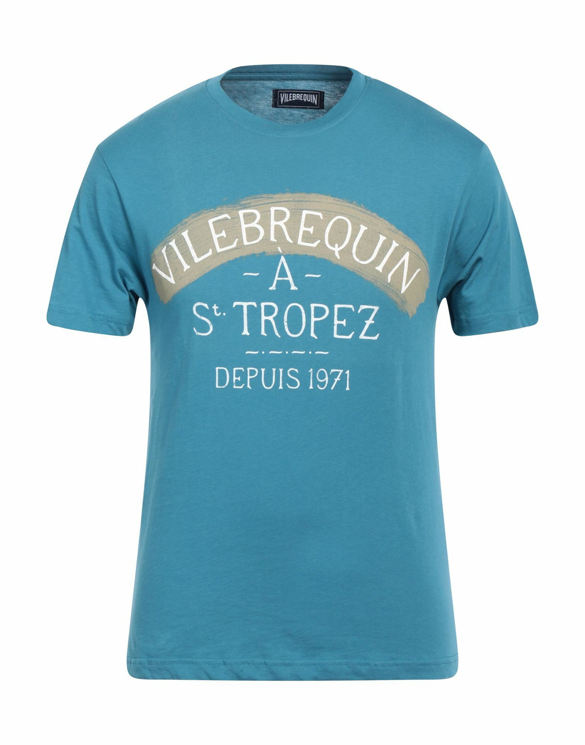 Vilebrequin Mens T-shirt Light in Blue