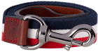 Moncler Genius Navy & Red Poldo Dog Couture Edition Tricolor Leash