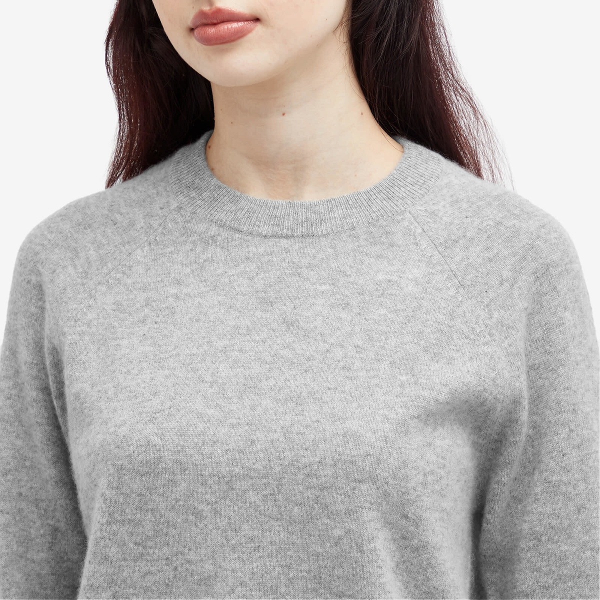 Samsøe Samsøe Women's Boston O-Neck in Grey Melange