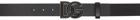 Dolce & Gabbana Black Lux Logo Belt