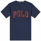 Polo Ralph Lauren Men's Polo College Logo T-Shirt in Cruise Navy