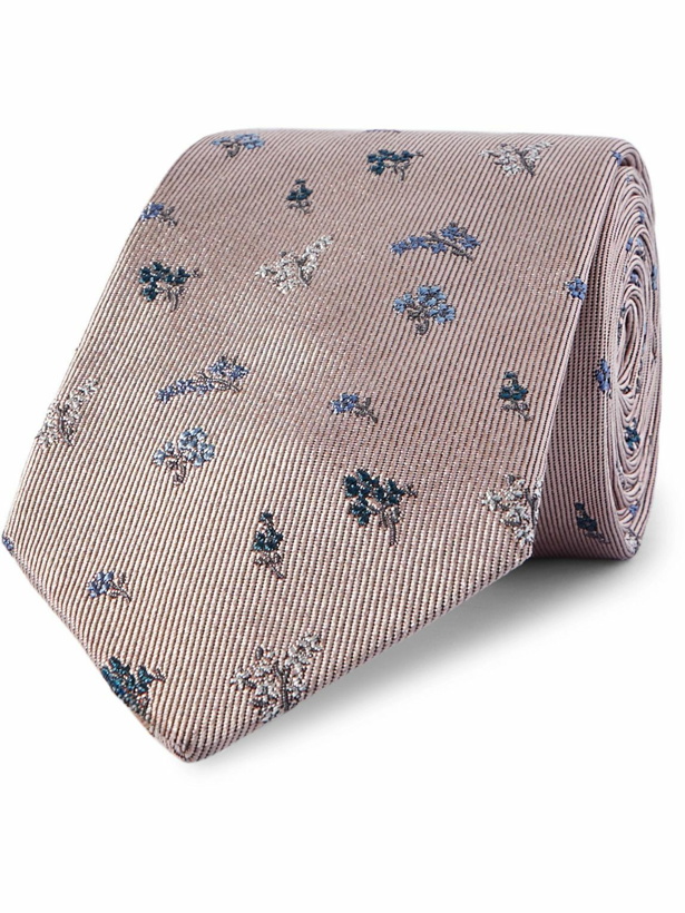 Photo: Paul Smith - 8.5cm Embroidered Silk-Faille Tie