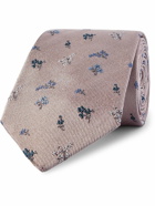 Paul Smith - 8.5cm Embroidered Silk-Faille Tie