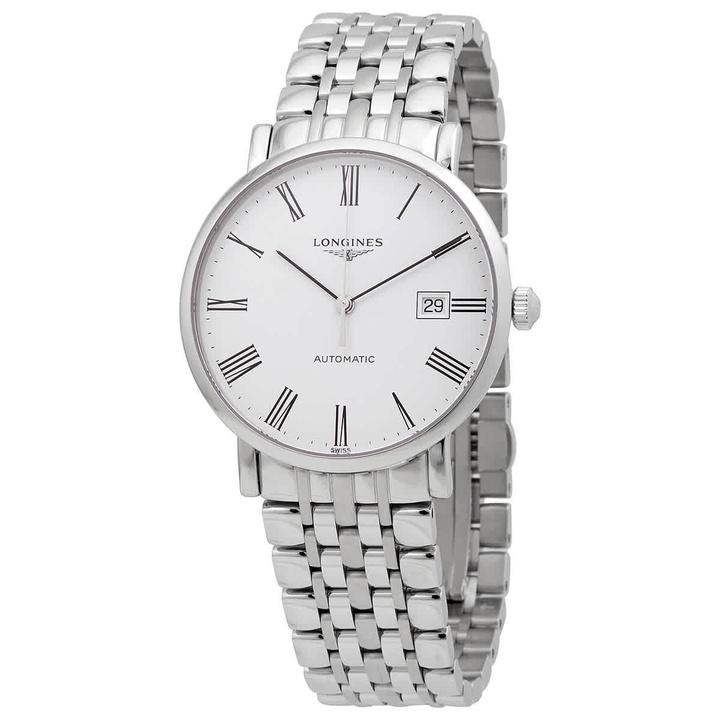 Photo: Longines Elegant Automatic White Dial Mens Watch L4.910.4.11.6