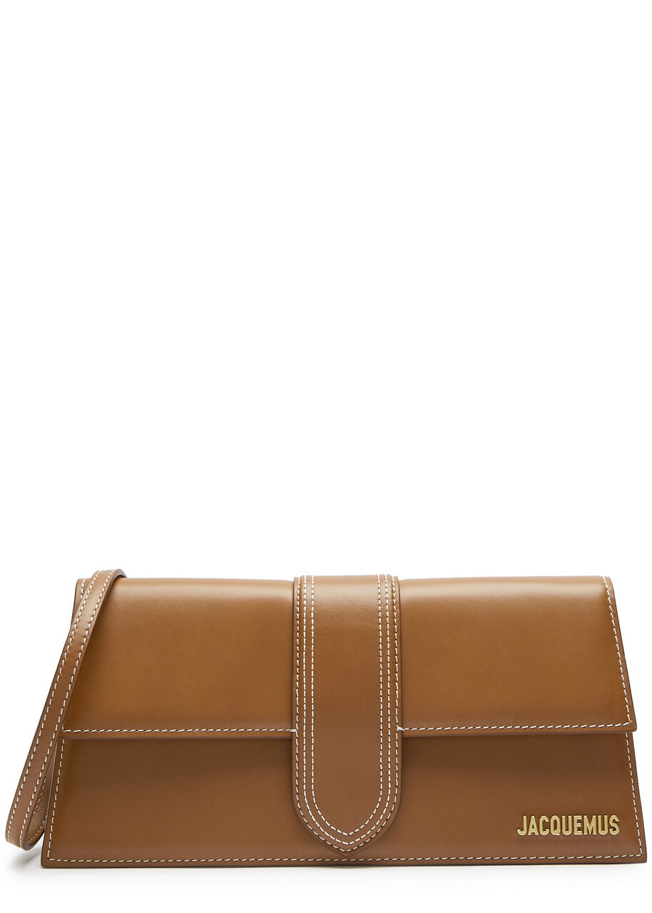Jacquemus Le Bambino Long Leather top Handle bag - Light