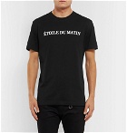 Resort Corps - Printed Cotton-Jersey T-Shirt - Black