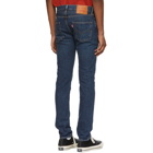 Levis Blue 501 Skinny Jeans
