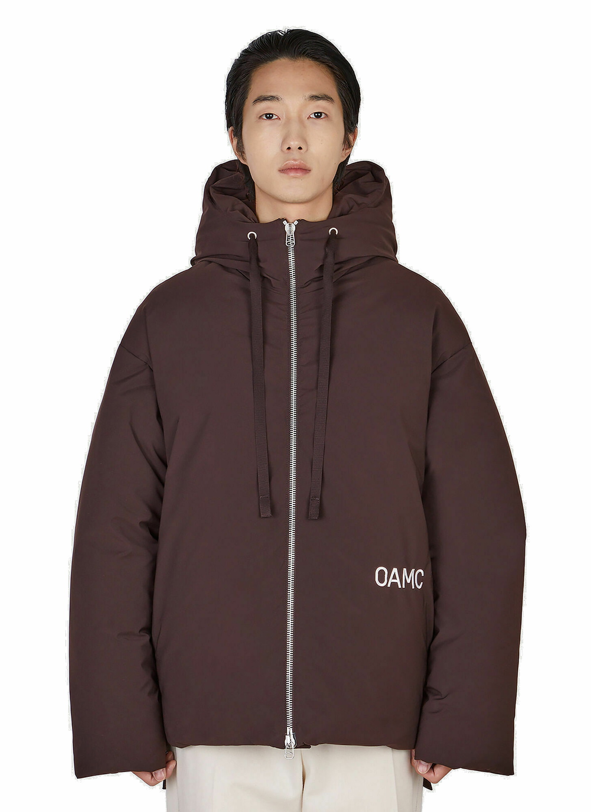 Compound Puffer Jacket in Black OAMC