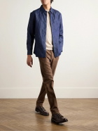 Ralph Lauren Purple label - Eaton Slim-Fit Straight-Leg Garment-Dyed Stretch-Cotton Twill Chinos - Brown