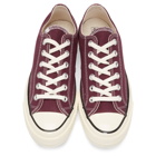 Converse Burgundy Chuck 70 Low Sneakers
