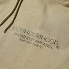 Neighborhood Men's Solid Pocket Sleeve Hoody in Beige