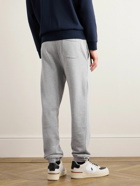 Polo Ralph Lauren - Tapered Logo-Embroidered Cotton-Jersey Sweatpants - Gray