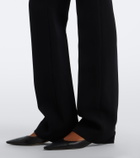The Row Emin wool-blend straight pants