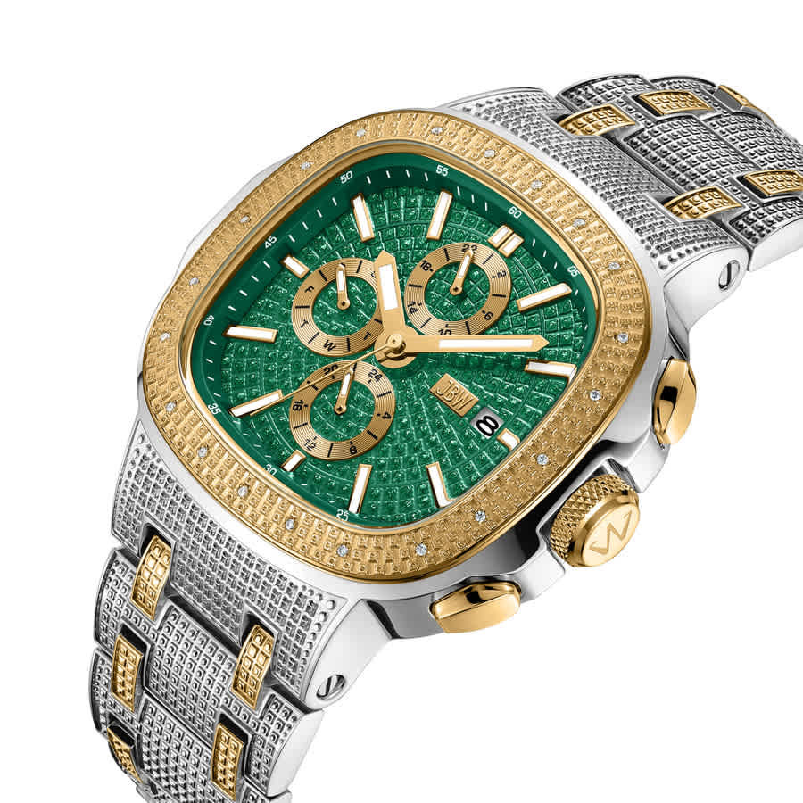 JBW Heist GMT Quartz Green Dial Unisex Watch J6380F