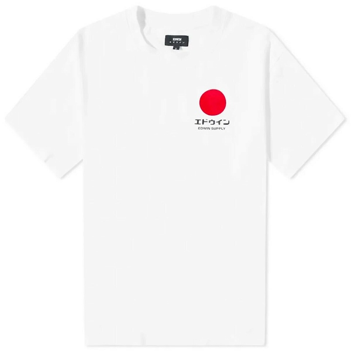 Photo: Edwin Men's Japanese Sun Supply T-Shirt in White