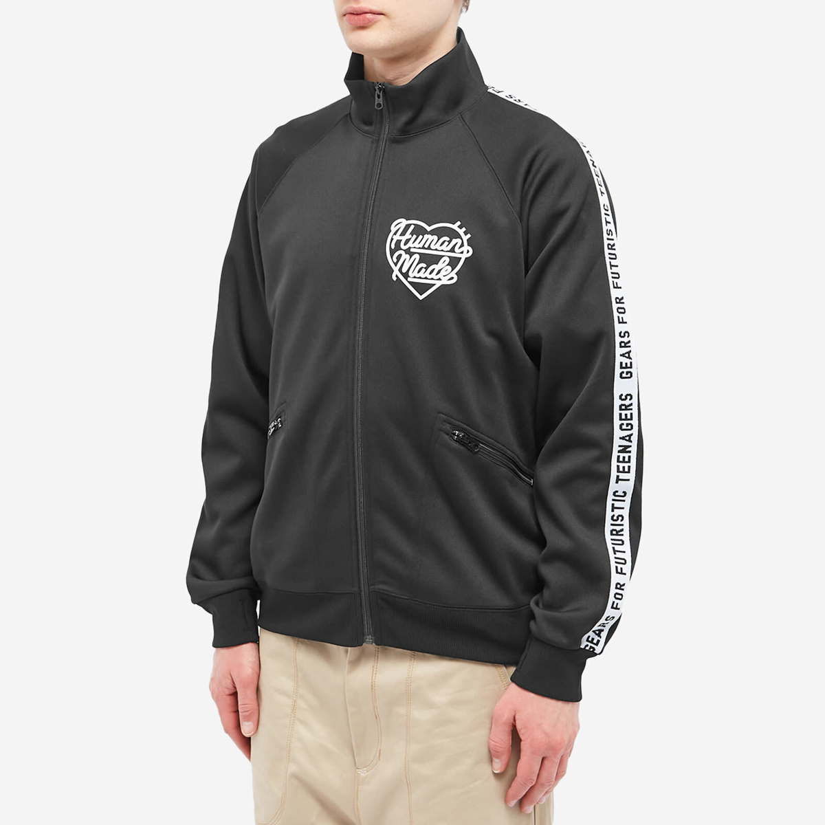 Human Made Men's Track Jacket in Black Human Made