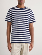 Ralph Lauren Purple label - Striped Cotton T-Shirt - Blue