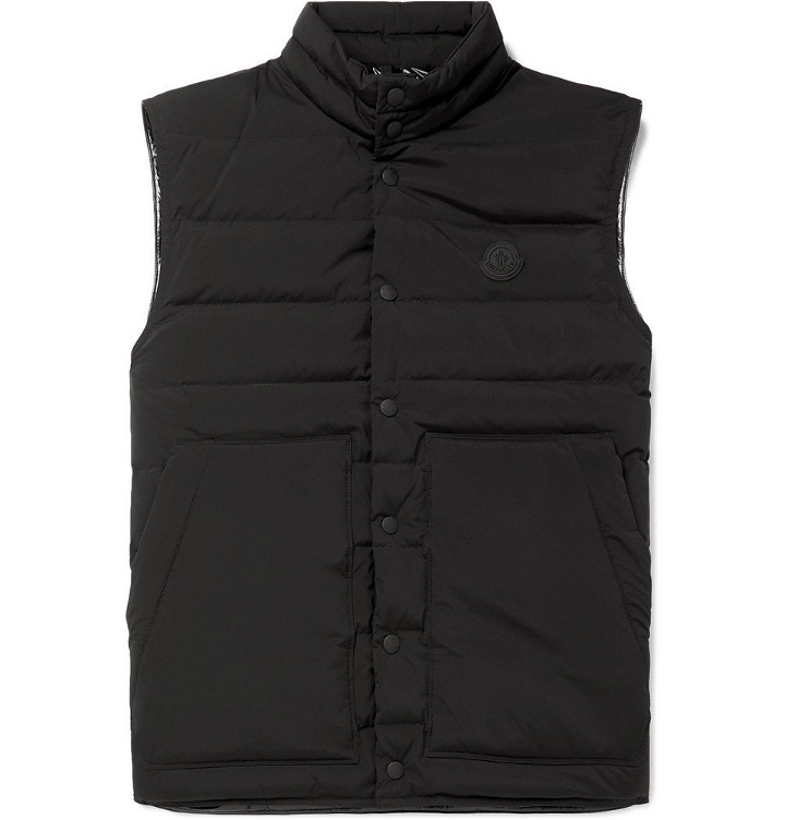 Photo: Moncler - Quilted Shell Down Gilet - Men - Black
