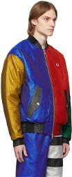 Charles Jeffrey Loverboy Multicolor Fred Perry Edition Bomber Jacket