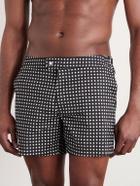 TOM FORD - Straight-Leg Short-Length Polka-Dot Swim Shorts - Black