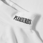 PLEASURES Men's Cut Here Turtleneck T-Shirt in White