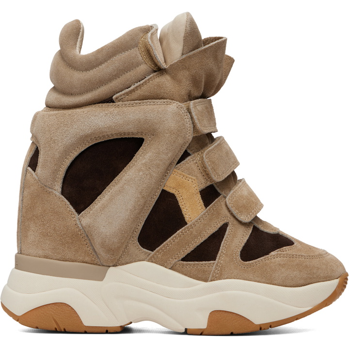 Photo: Isabel Marant Beige & Brown Balskee Sneakers