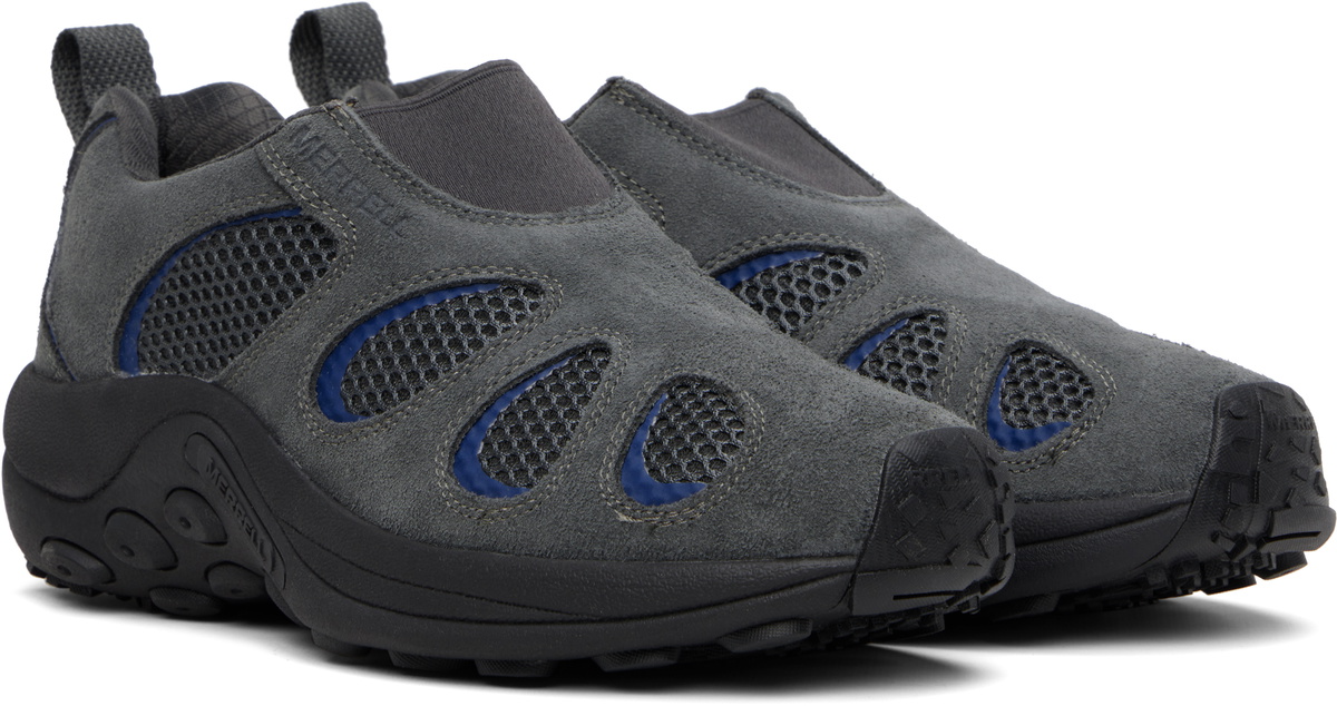 【関税込み】Merrell 1TRL グレー Jungle Moc スニーカー Merrell 1TRL Black & Gray Jungle Moc Evo Vent Sneakers