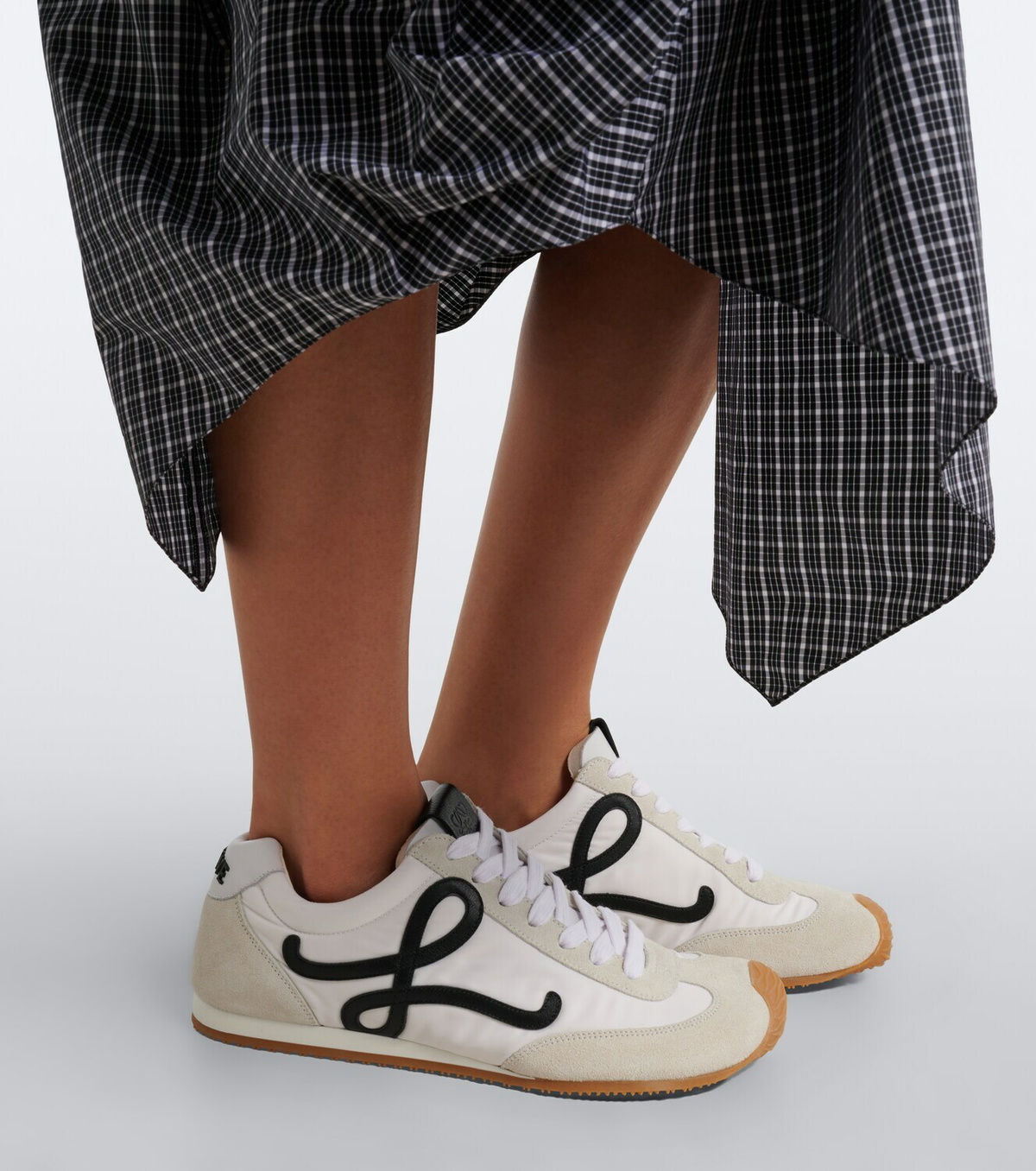 Loewe Ballet Runner 2.0 suede-trimmed sneakers