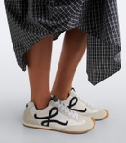 Loewe Ballet Runner 2.0 suede-trimmed sneakers