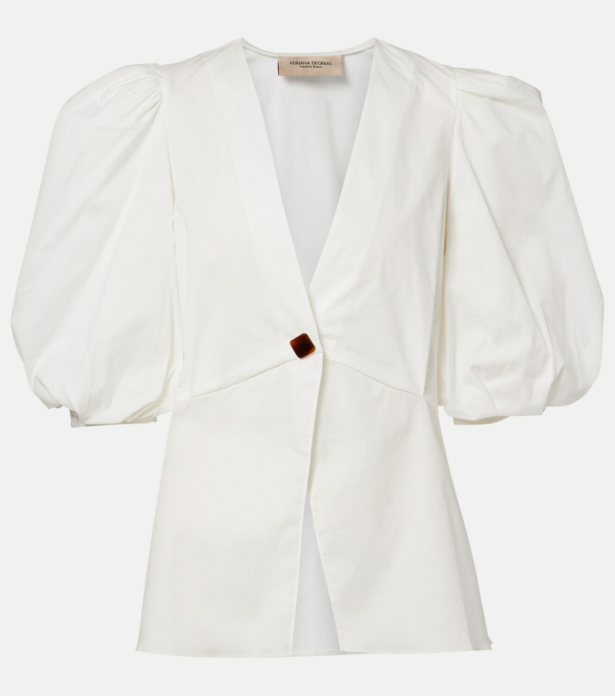 Adriana Degreas Cotton-blend top