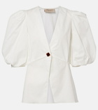 Adriana Degreas Cotton-blend top